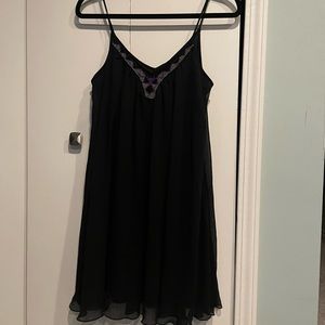 Express black spaghetti strap sun dress size medium